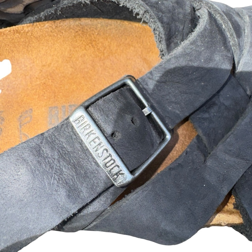 BIRKENSTOCK Lugano Oiled Leather Black Women’s Size 5-5.5 EU 36 - Picture 8 of 16